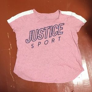 Justice sport shirt